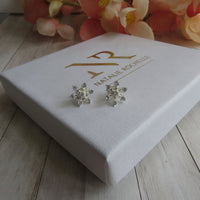 Thumbnail for Sterling Silver 925 Snowflake stud earrings