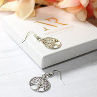 Thumbnail for Sterling Silver Tree of Life Earrings
