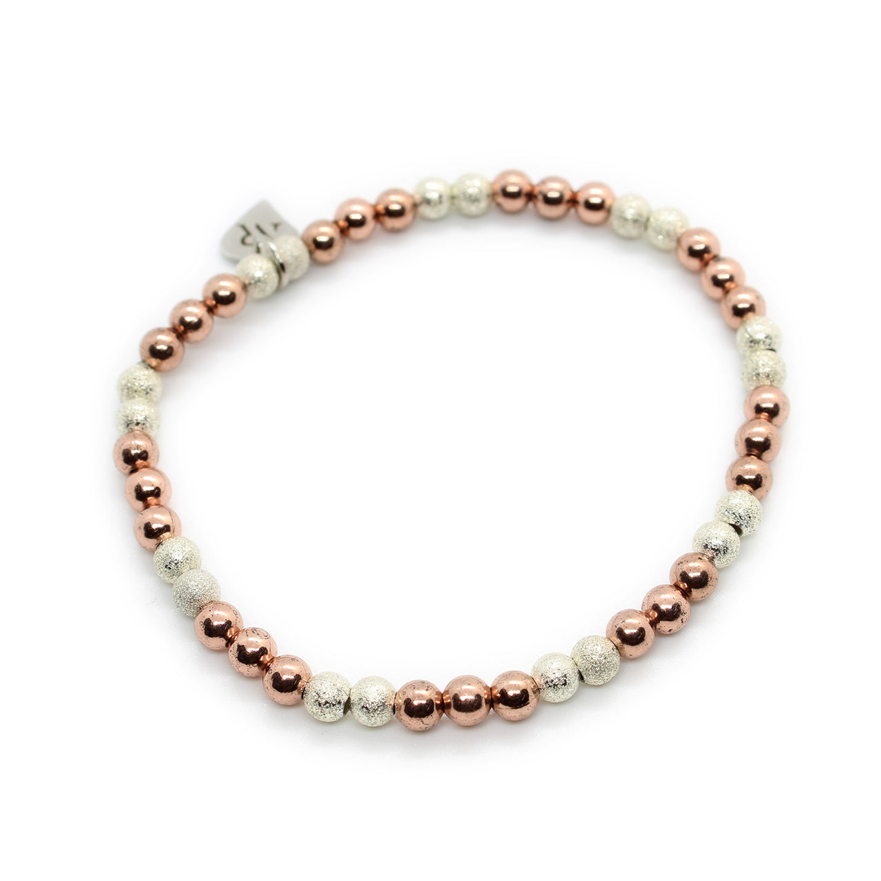 Classic Silver and Rose Gold Bracelet