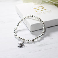 Thumbnail for Sterling Silver Oval and Round Bead Turtle Bracelet