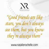 Thumbnail for Sterling Silver Good Friends are Like Stars Friendship Beaded Bracelet