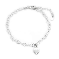 Thumbnail for Sterling Silver Love Heart Bracelet
