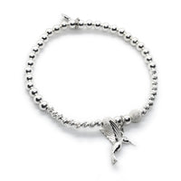 Thumbnail for Hummingbird Charm Sterling Silver Bracelet