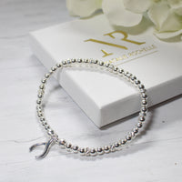 Thumbnail for Sterling Silver Wishbone Charm Bracelet