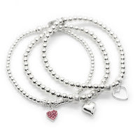 Thumbnail for Trio of Hearts Bracelet Stack